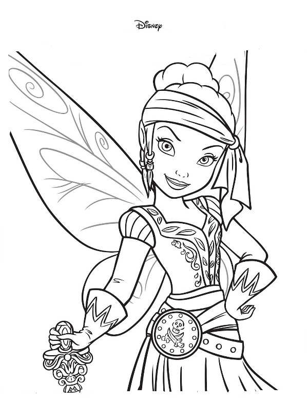 Tinkerbell en de piraten kleurplaten